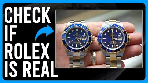 how can i tell if my rolex watch is real|identifying rolex watches.